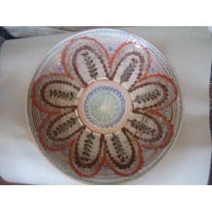 Farfurioara Traditionala cu Motiv Popular Spicul de Grau