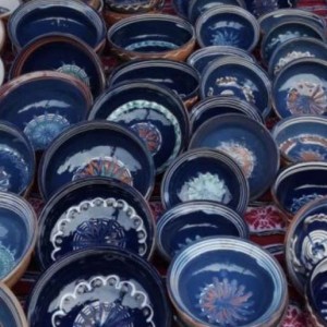 Strachină tradițională din Ceramică de Horezu 24-27 cm