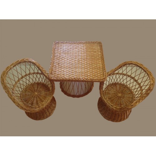 Set Mobilier Pentru Copii cu Masa Patrata