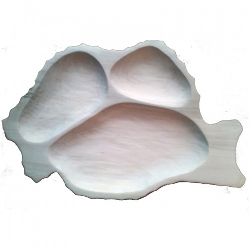 Tava Servit Harta Romaniei cu 3 Incaperi